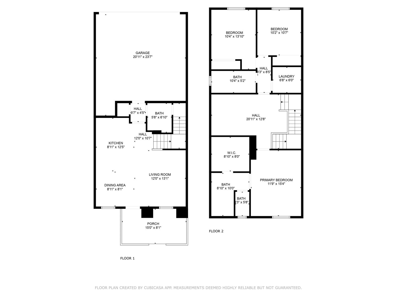 2D floor plans example
