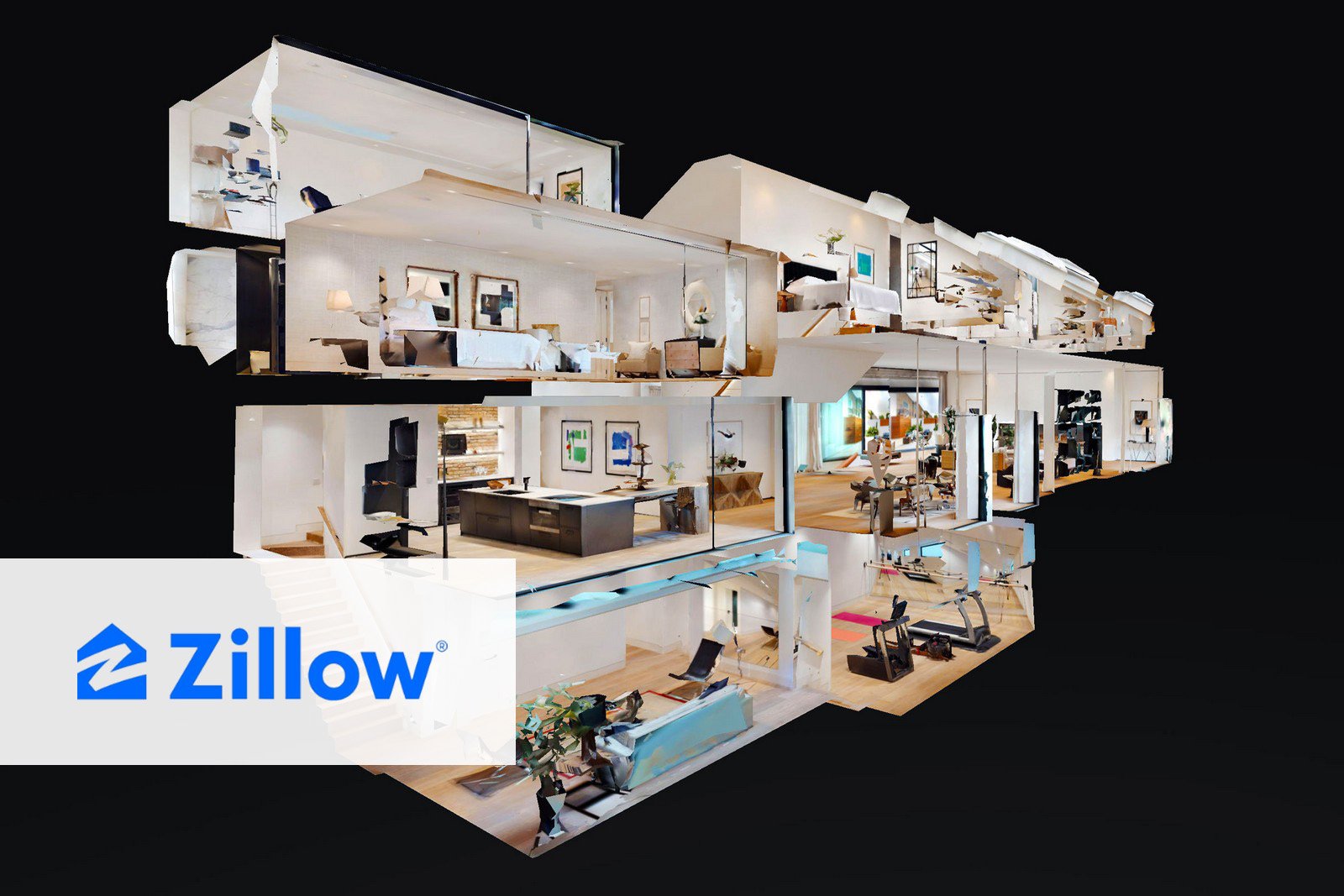 Zillow 3D tour example