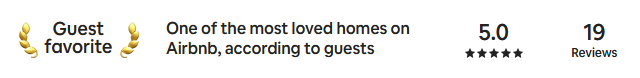 Airbnb listing screenshot highlighting premium visuals