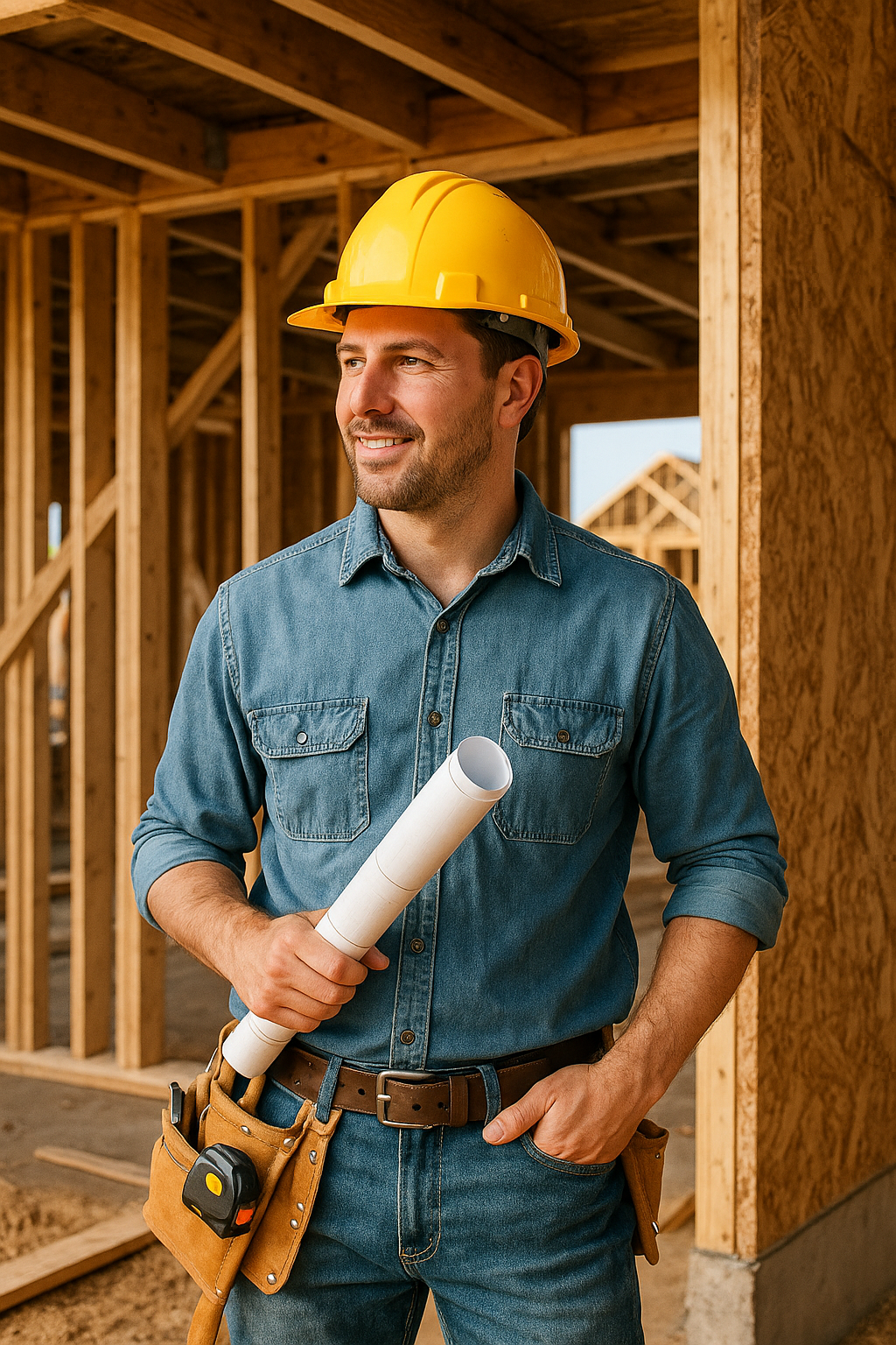 Documenting a construction project on site