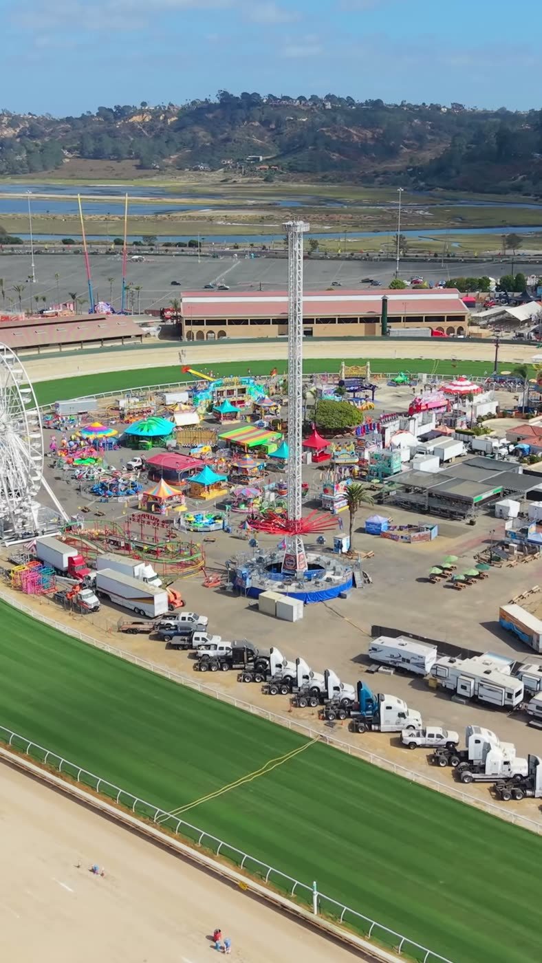 Del Mar Aerial Drone Photo 6-3 (Vertical)