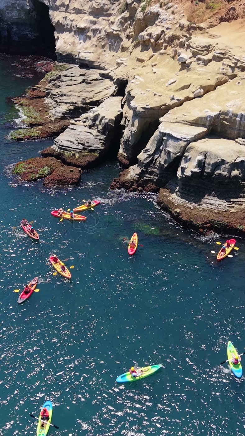 La Jolla Cove Aerial Drone Photo 4-1 (Vertical)