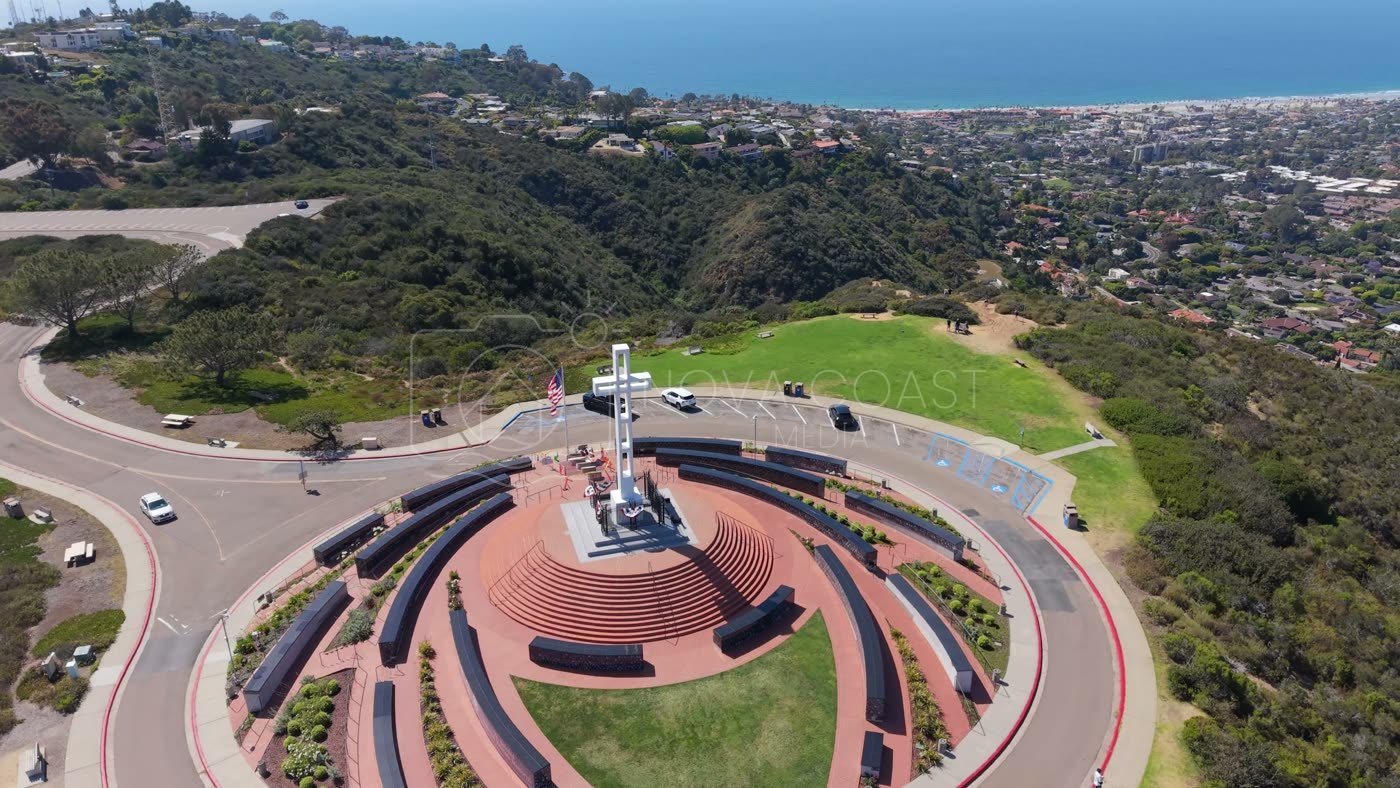 Mount Soledad Aerial Drone Photo 2-3