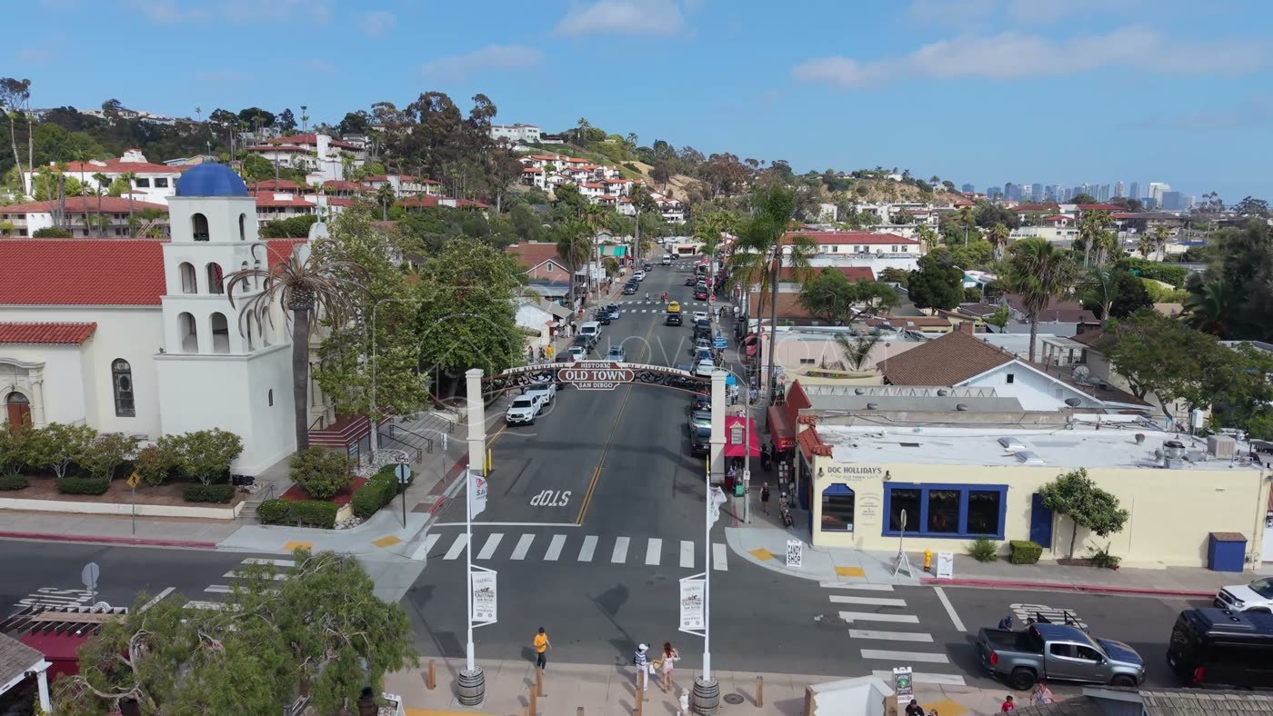 Old Town San Diego Aerial Drone Photo 18
