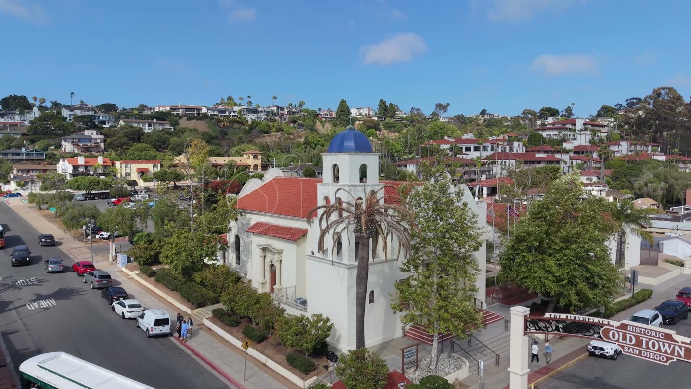 Old Town San Diego Aerial Drone Photo 30