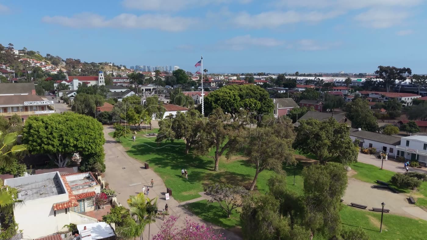 Old Town San Diego Aerial Drone Photo 73