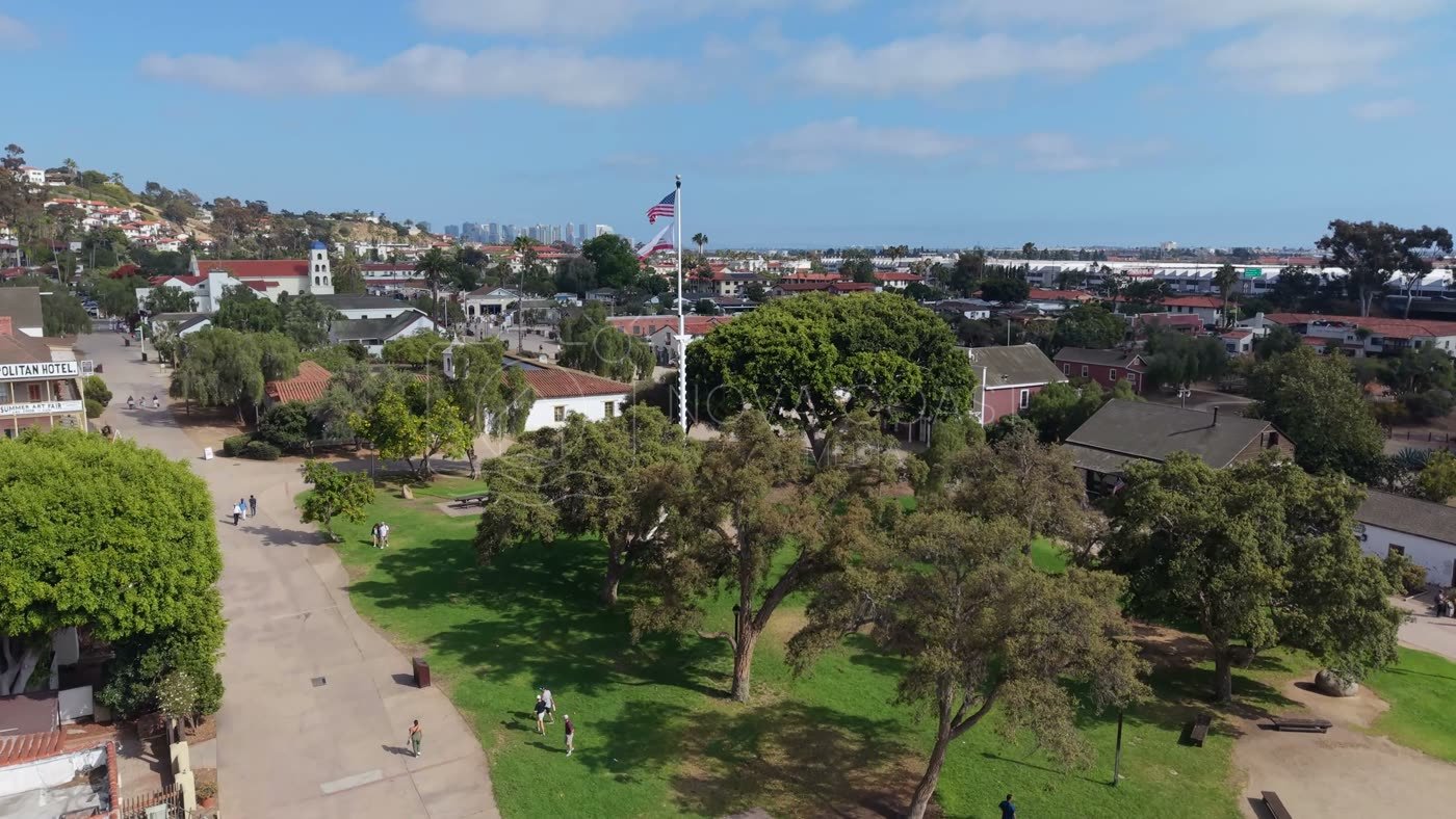 Old Town San Diego Aerial Drone Photo 74