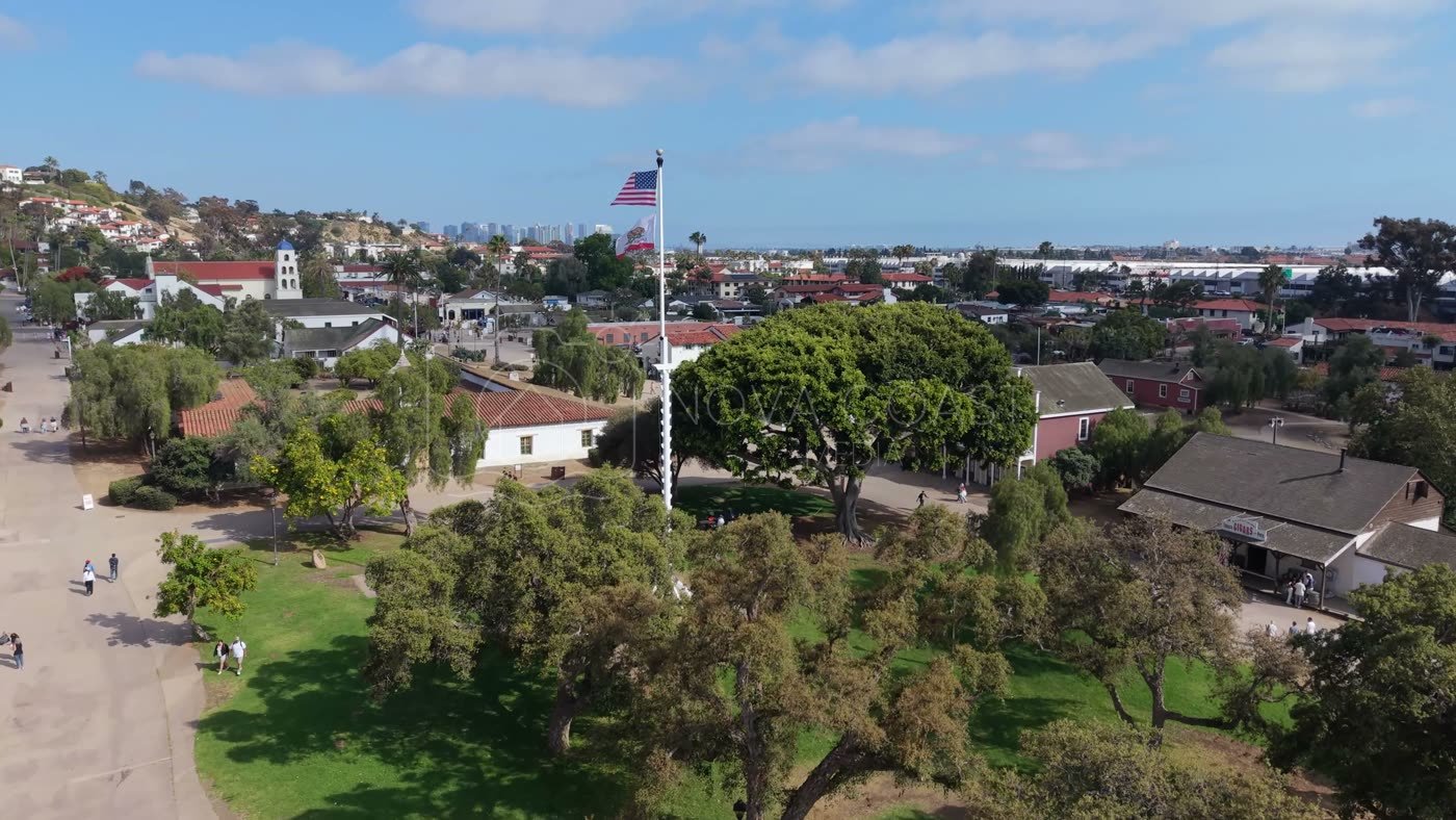 Old Town San Diego Aerial Drone Photo 75