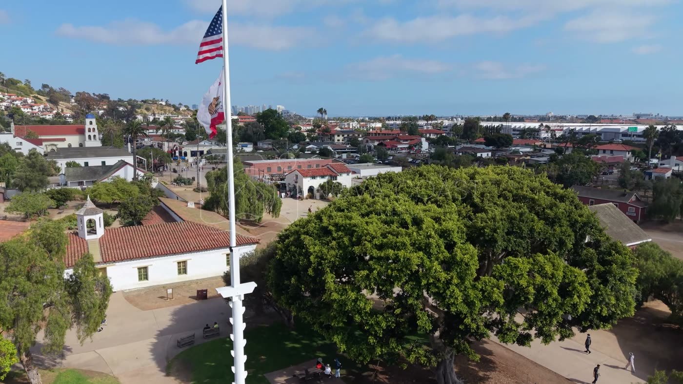 Old Town San Diego Aerial Drone Photo 77