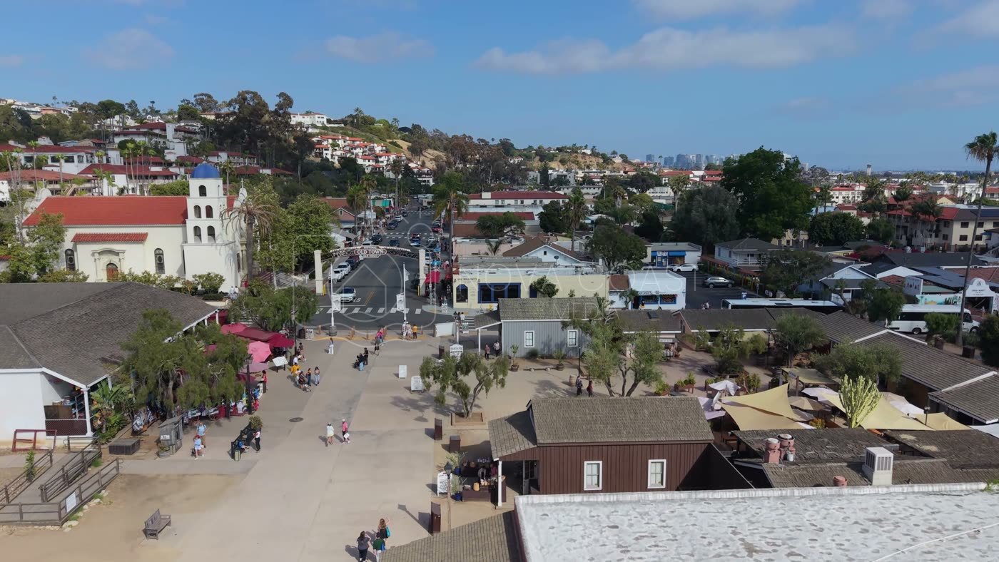 Old Town San Diego Aerial Drone Photo 84