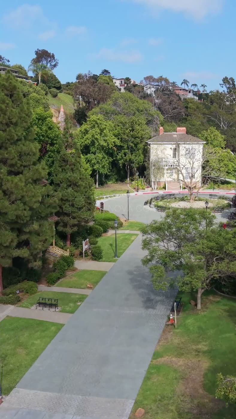 Old Town San Diego Aerial Drone Photo 100 (Vertical)