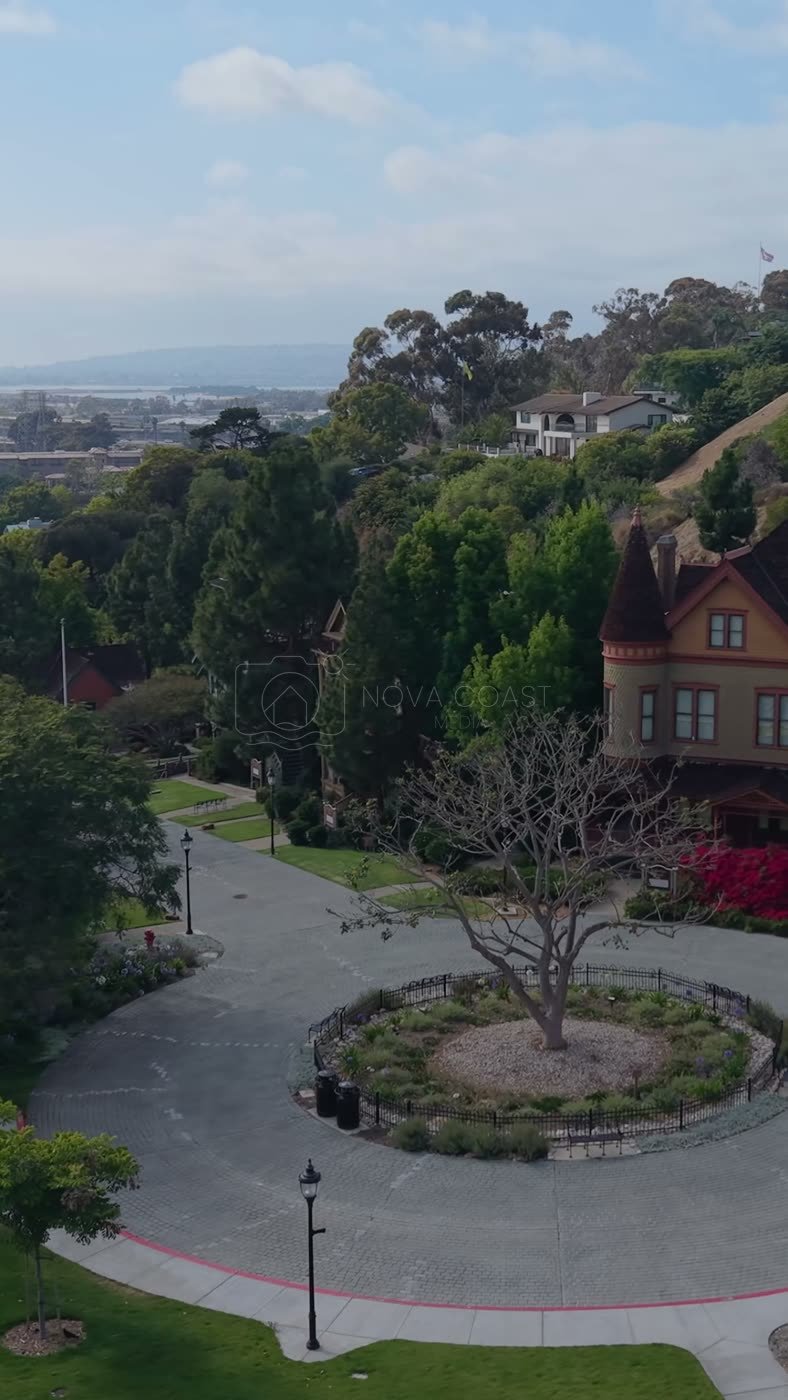 Old Town San Diego Aerial Drone Photo 108 (Vertical)