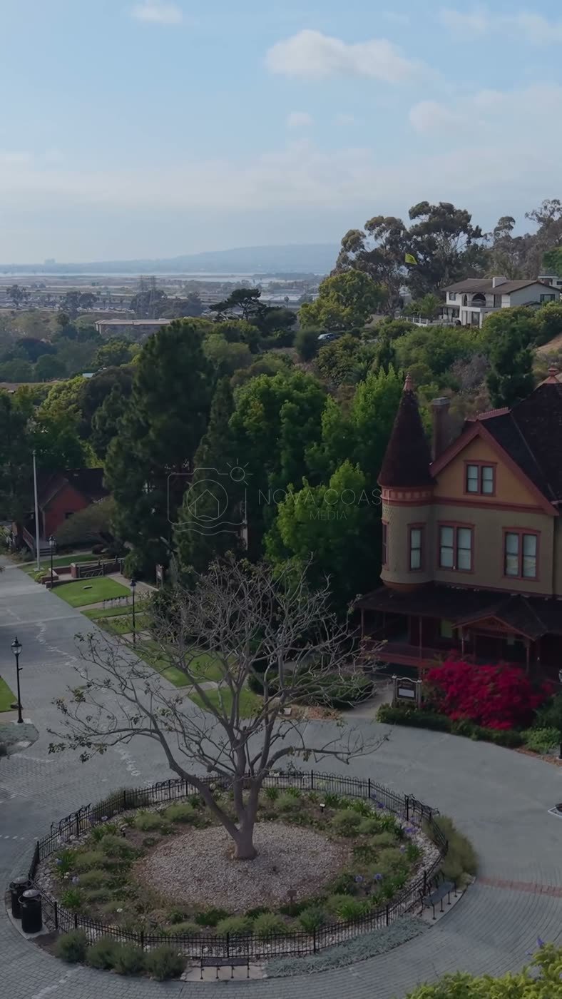 Old Town San Diego Aerial Drone Photo 110 (Vertical)