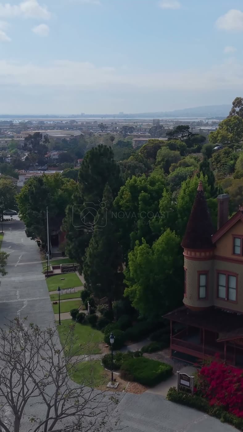 Old Town San Diego Aerial Drone Photo 112 (Vertical)