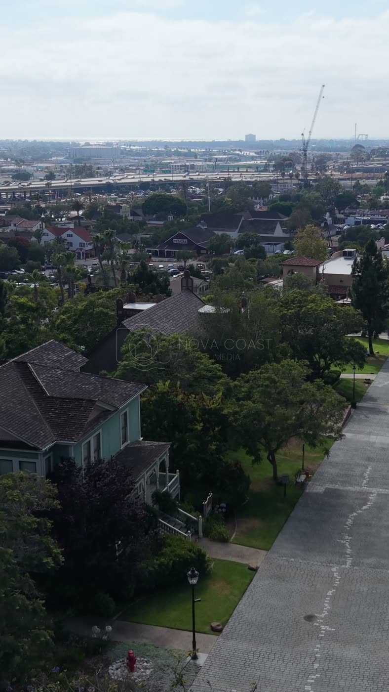 Old Town San Diego Aerial Drone Photo 114 (Vertical)