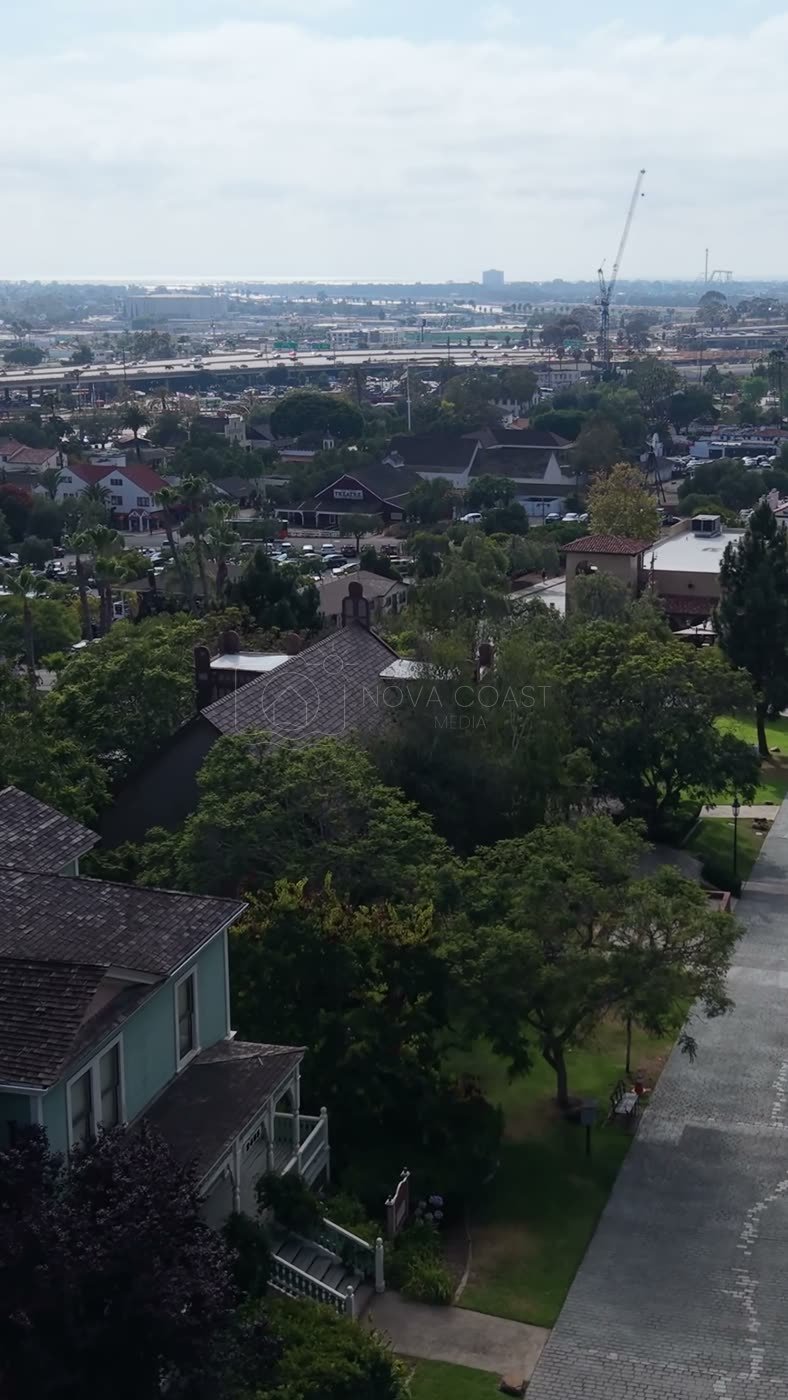 Old Town San Diego Aerial Drone Photo 115 (Vertical)