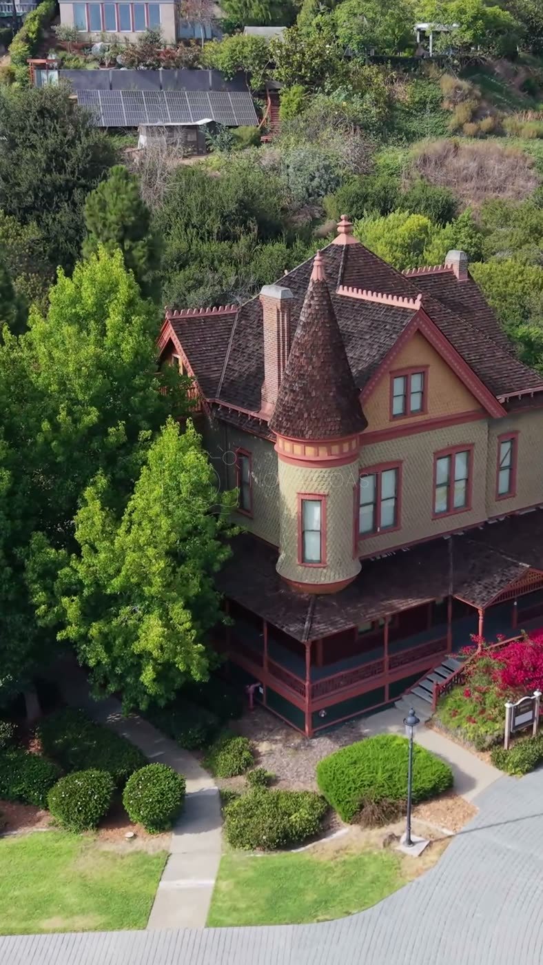 Old Town San Diego Aerial Drone Photo 121 (Vertical)