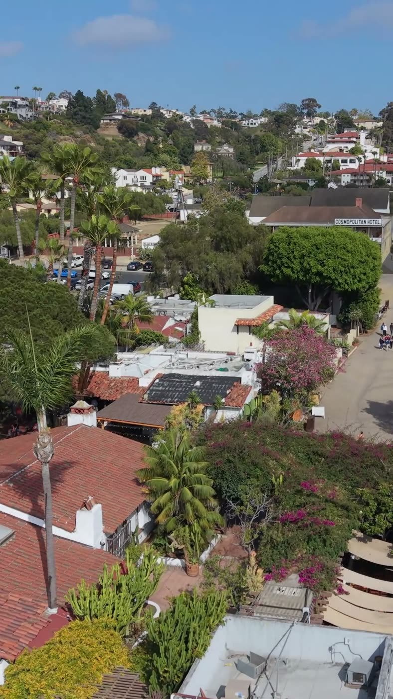 Old Town San Diego Aerial Drone Photo 69 (Vertical)
