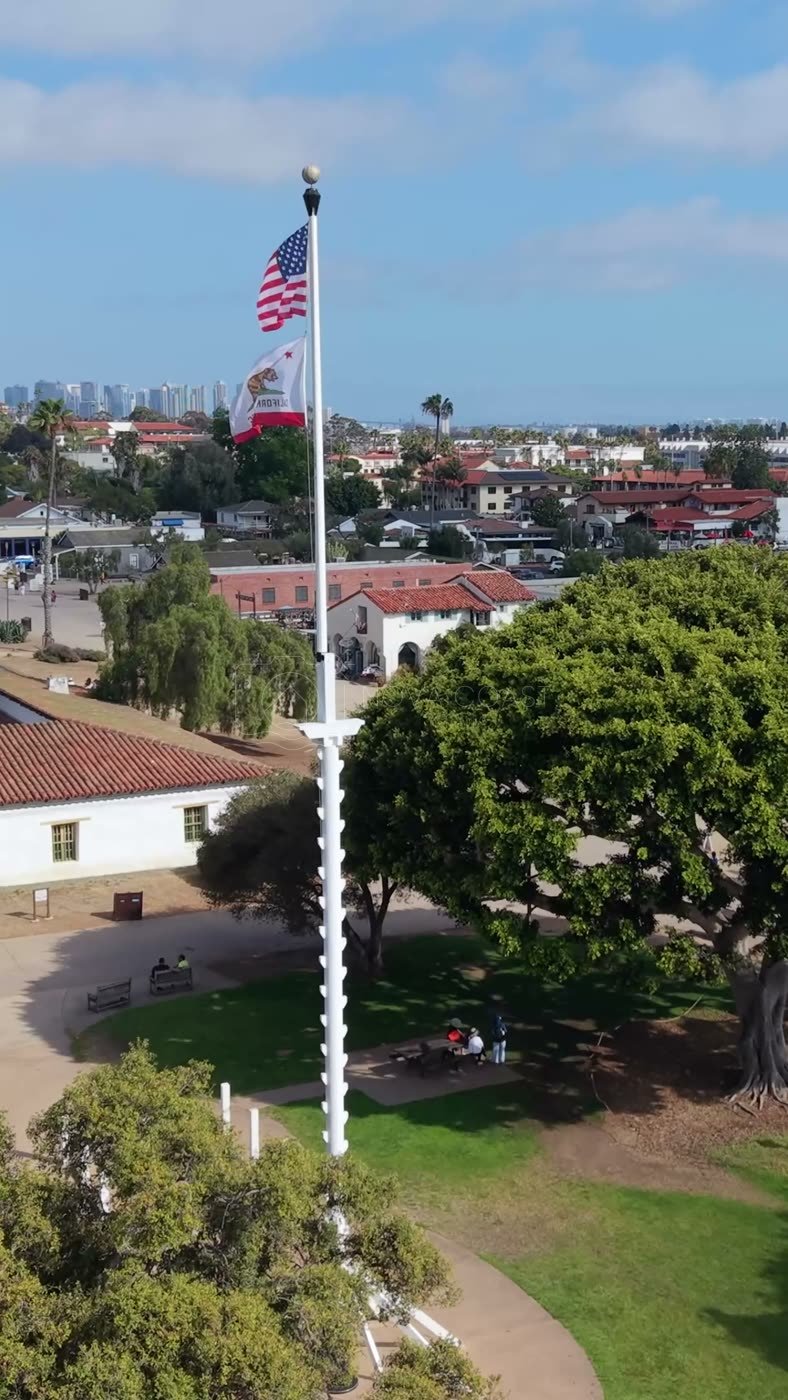 Old Town San Diego Aerial Drone Photo 76 (Vertical)