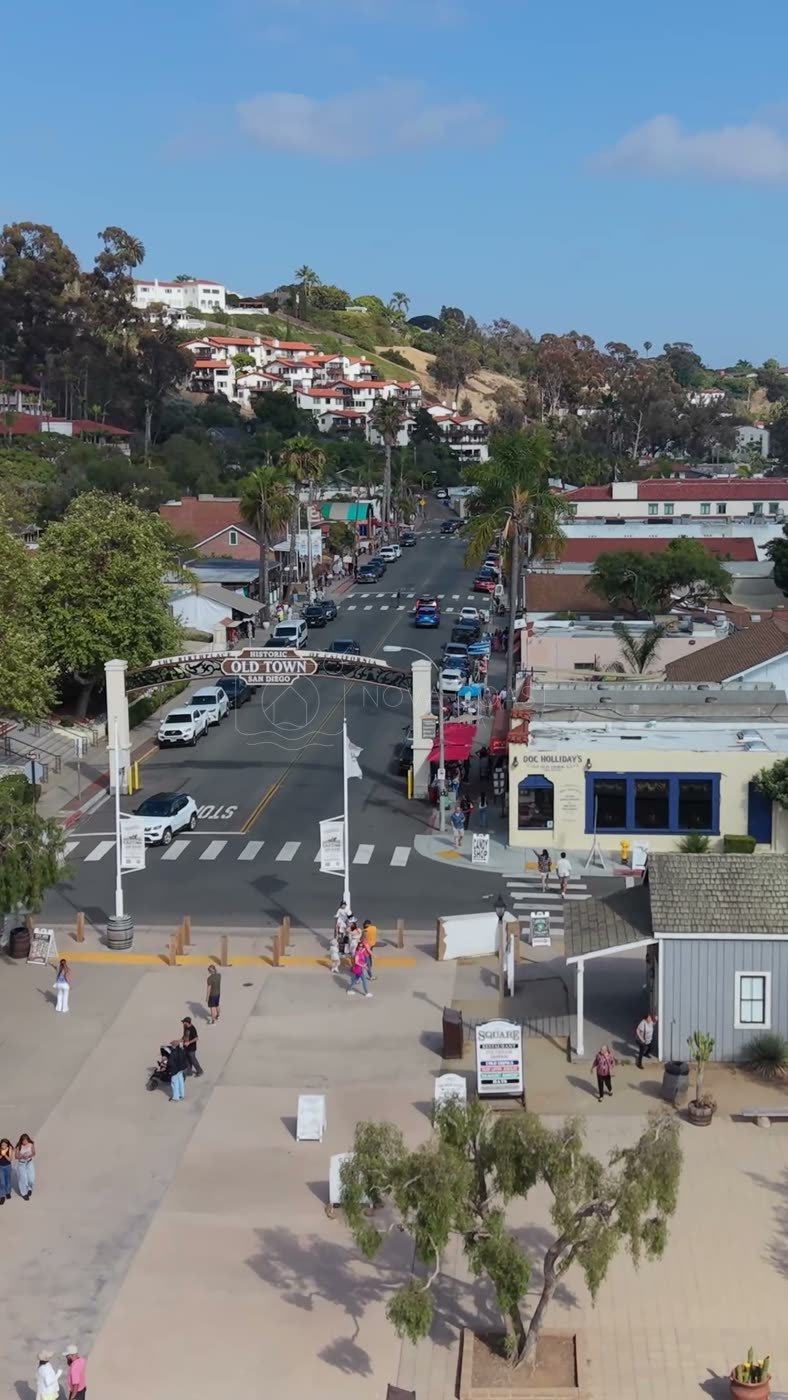 Old Town San Diego Aerial Drone Photo 85 (Vertical)