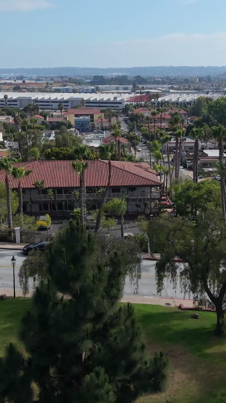 Old Town San Diego Aerial Drone Photo 97 (Vertical)