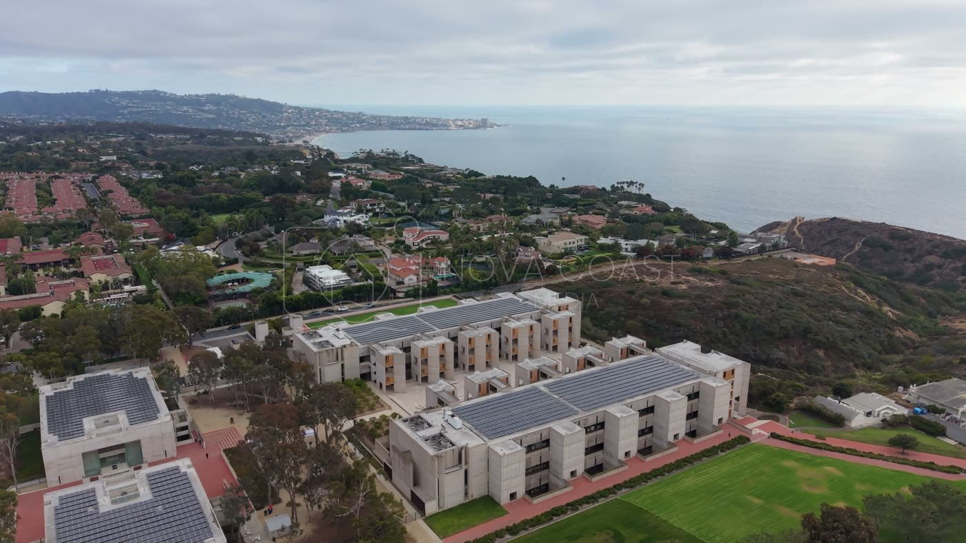 Salk Institute and La Jolla Farms Estates Along the Pacific Bluffs – Golden Hour Frame