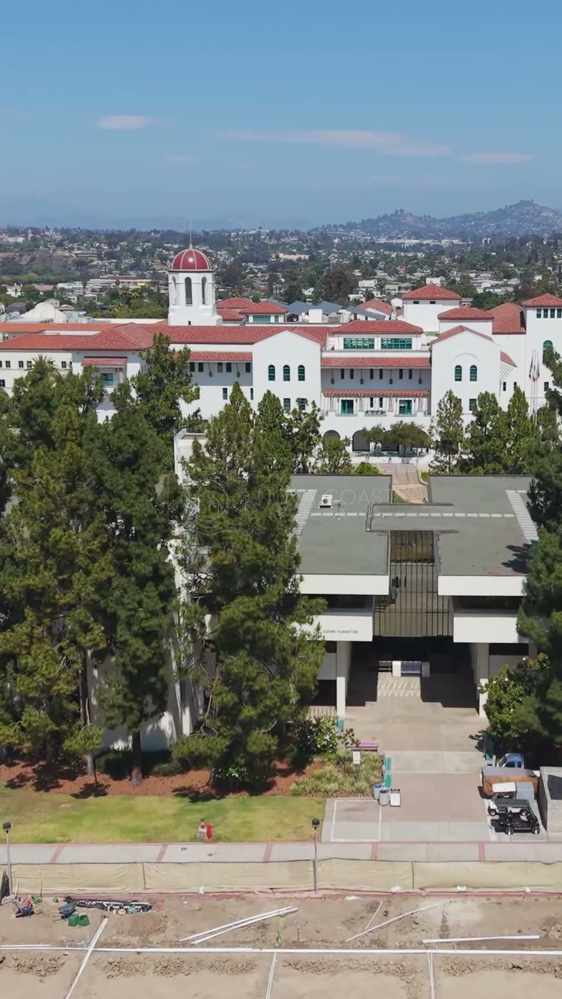 San Diego State University Aerial Drone Photo 101 (Vertical)