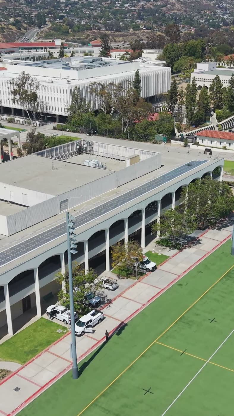 San Diego State University Aerial Drone Photo 108 (Vertical)