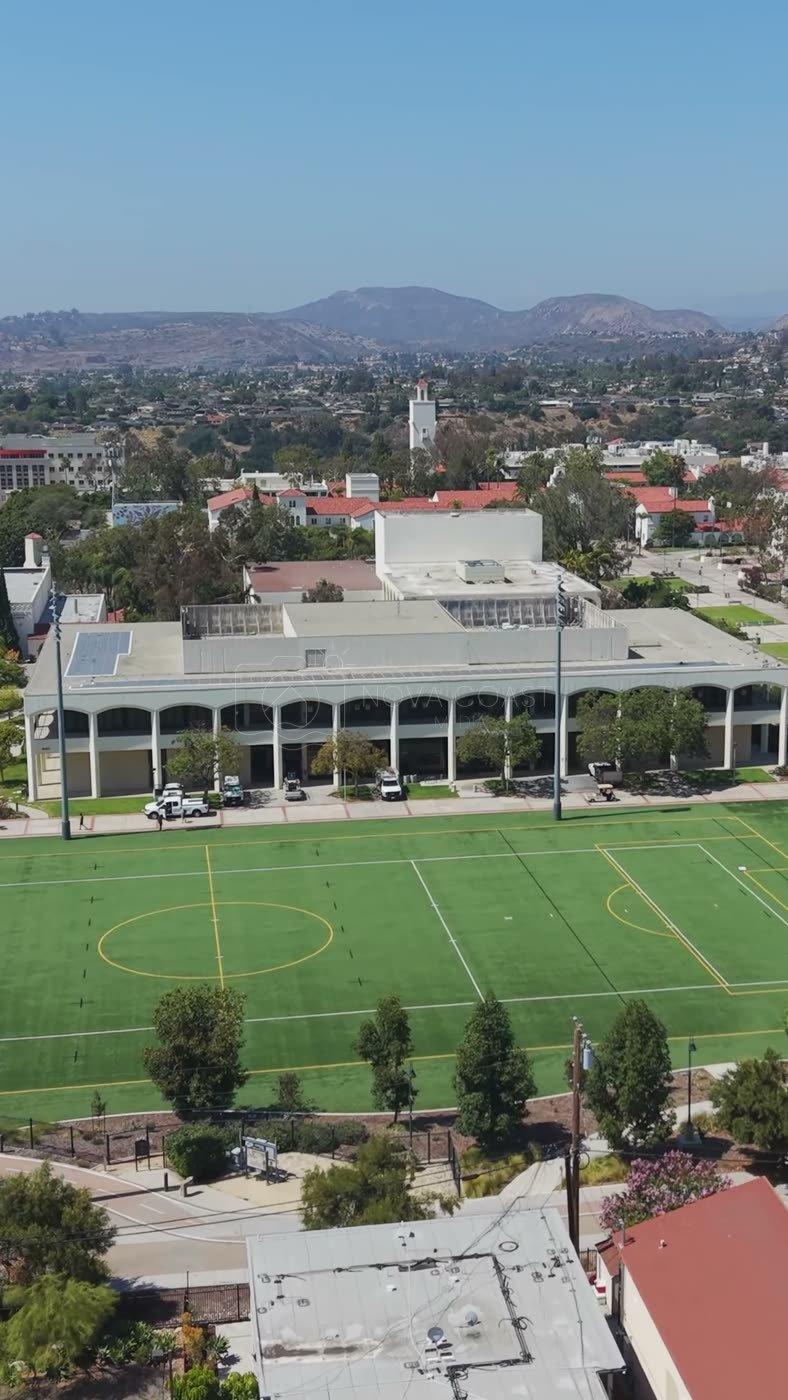 San Diego State University Aerial Drone Photo 111 (Vertical)