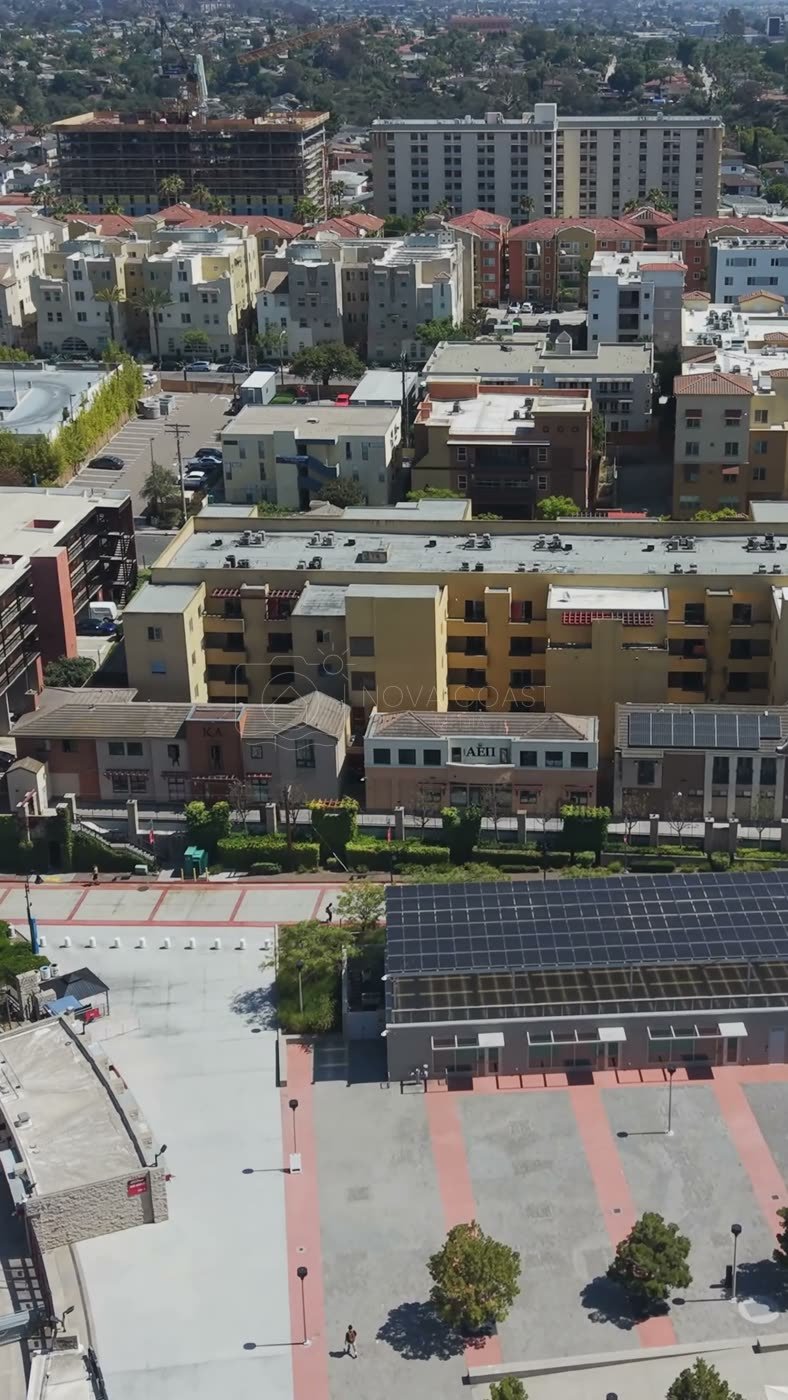 San Diego State University Aerial Drone Photo 4 (Vertical)