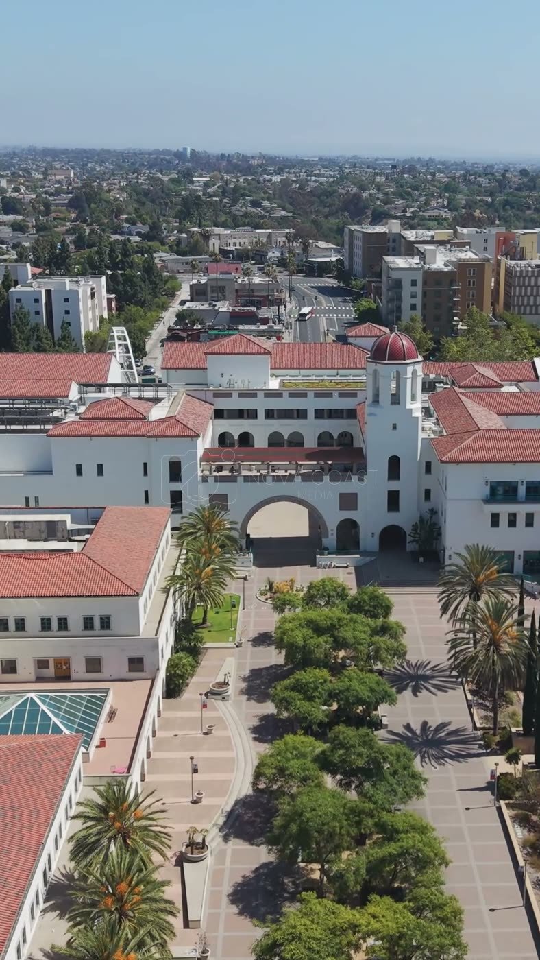 San Diego State University Aerial Drone Photo 40 (Vertical)