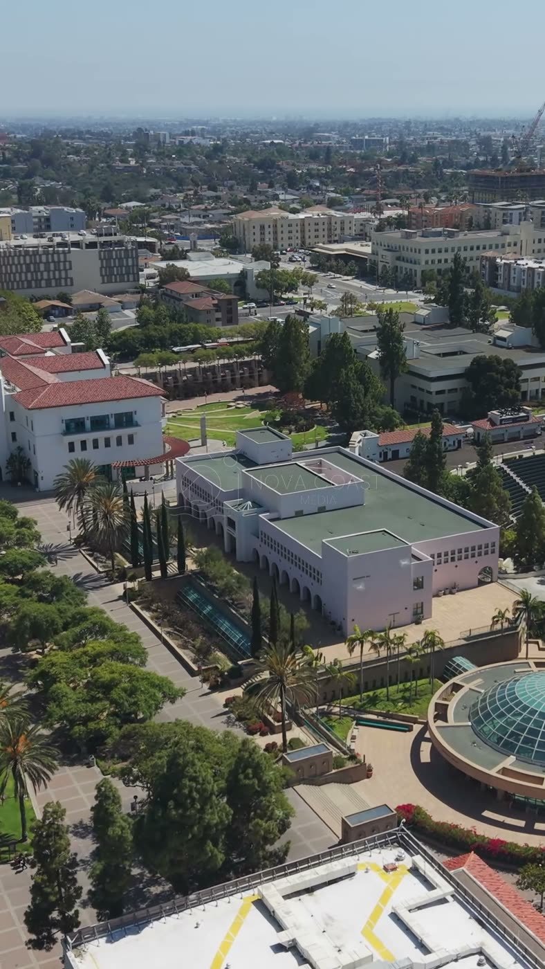 San Diego State University Aerial Drone Photo 45 (Vertical)
