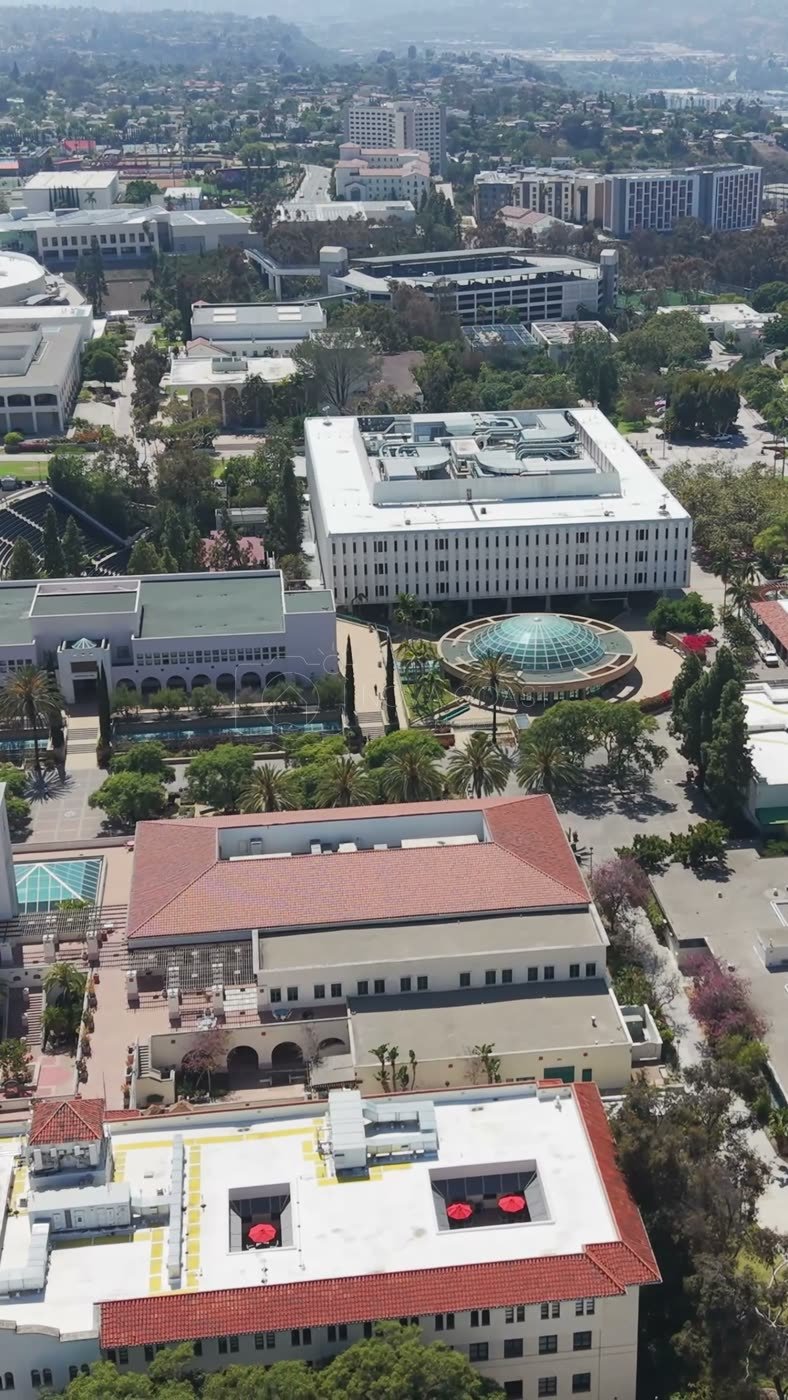 San Diego State University Aerial Drone Photo 48 (Vertical)