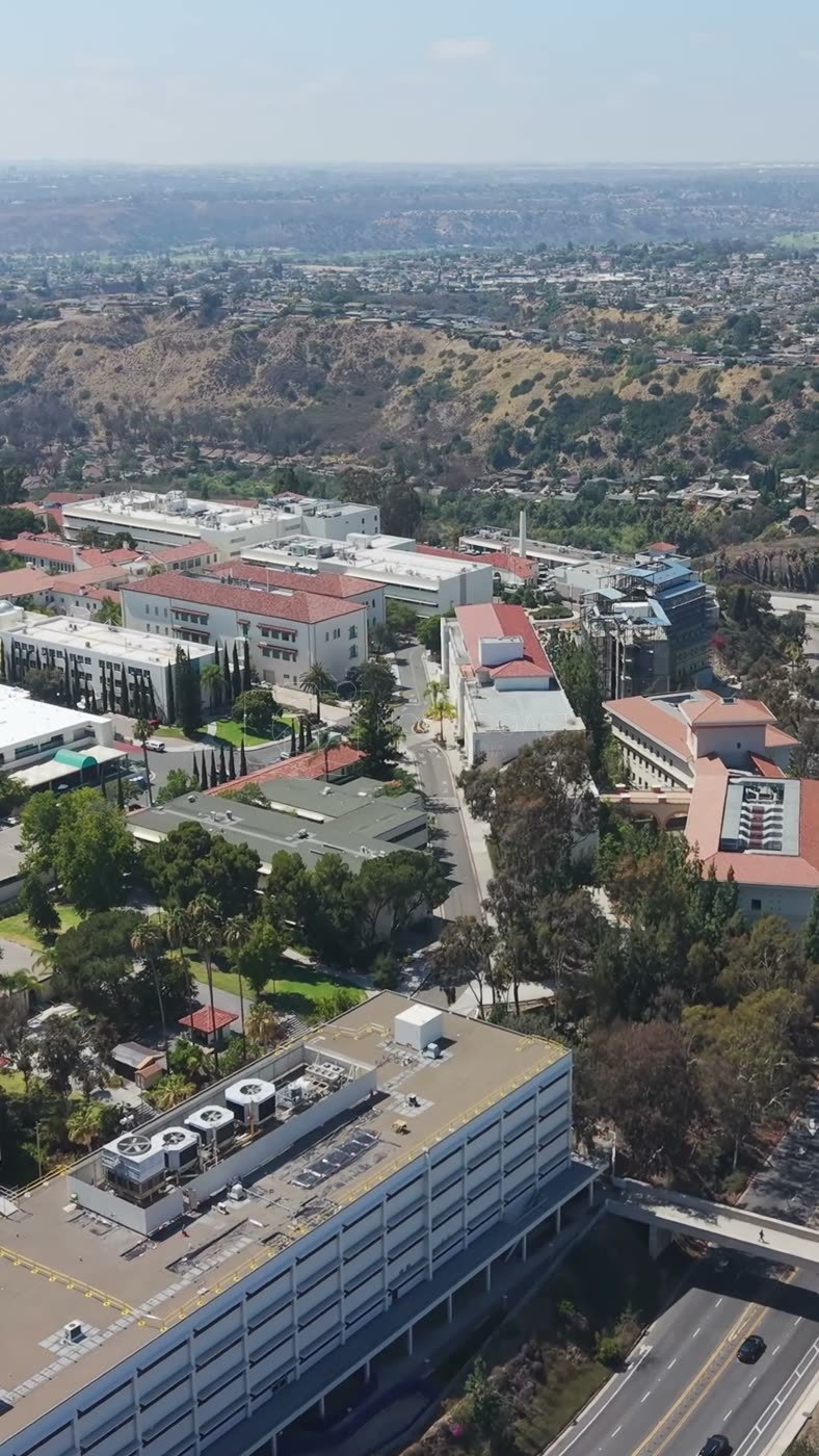 San Diego State University Aerial Drone Photo 56 (Vertical)