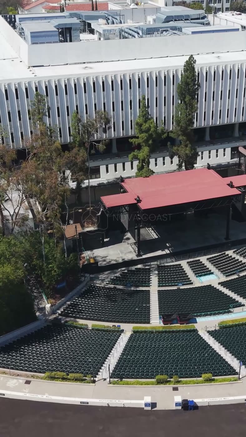San Diego State University Aerial Drone Photo 90 (Vertical)