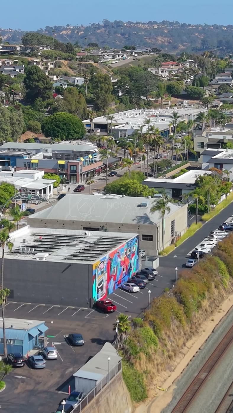 Solana Beach Aerial Drone Photo 1-2 (Vertical)