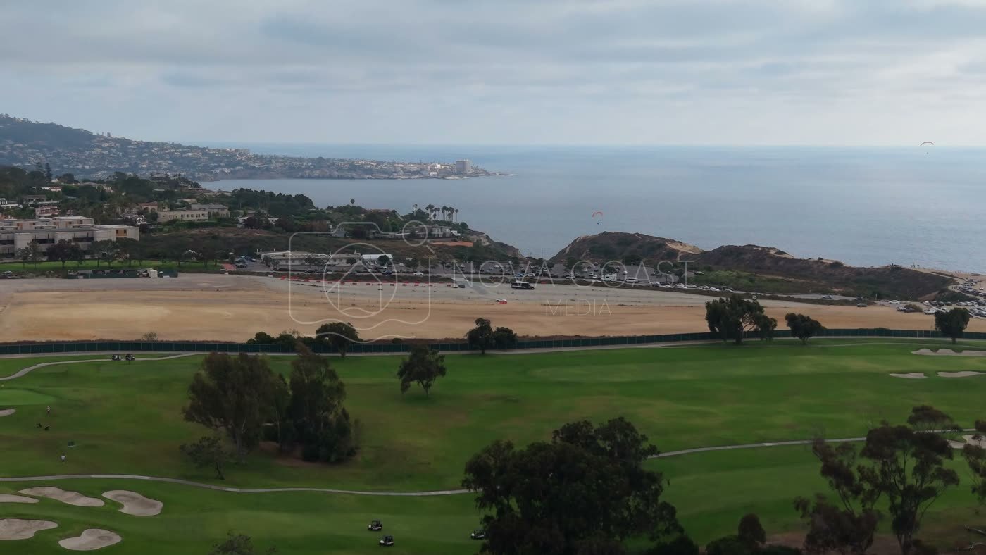 Torrey Pines Greens Above the Gliderport and La Jolla Cove – Aerial View