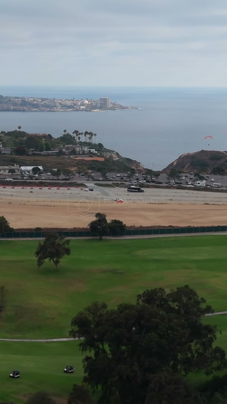 Torrey Pines Greens Above the Gliderport and La Jolla Cove – Elevated Perspective (Vertical)