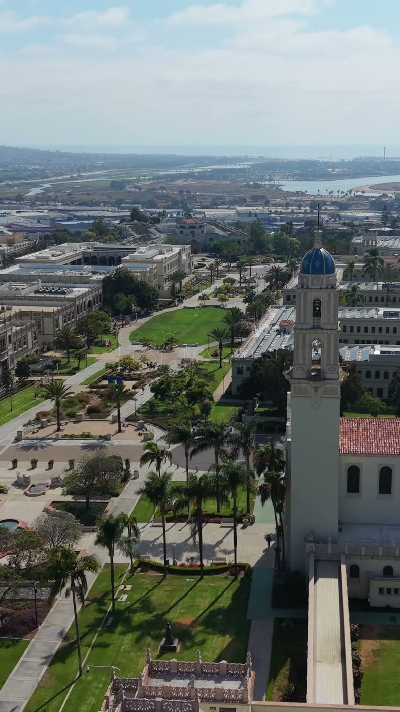 University of San Diego Aerial Drone Photo 46 (Vertical)