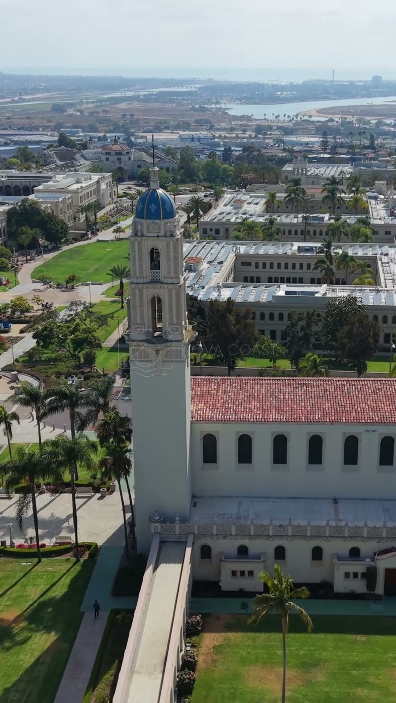 University of San Diego Aerial Drone Photo 50 (Vertical)