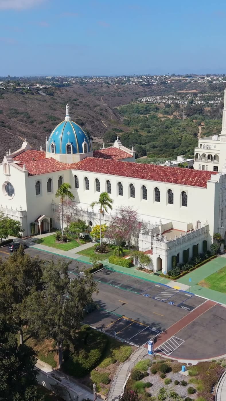 University of San Diego Aerial Drone Photo 51 (Vertical)