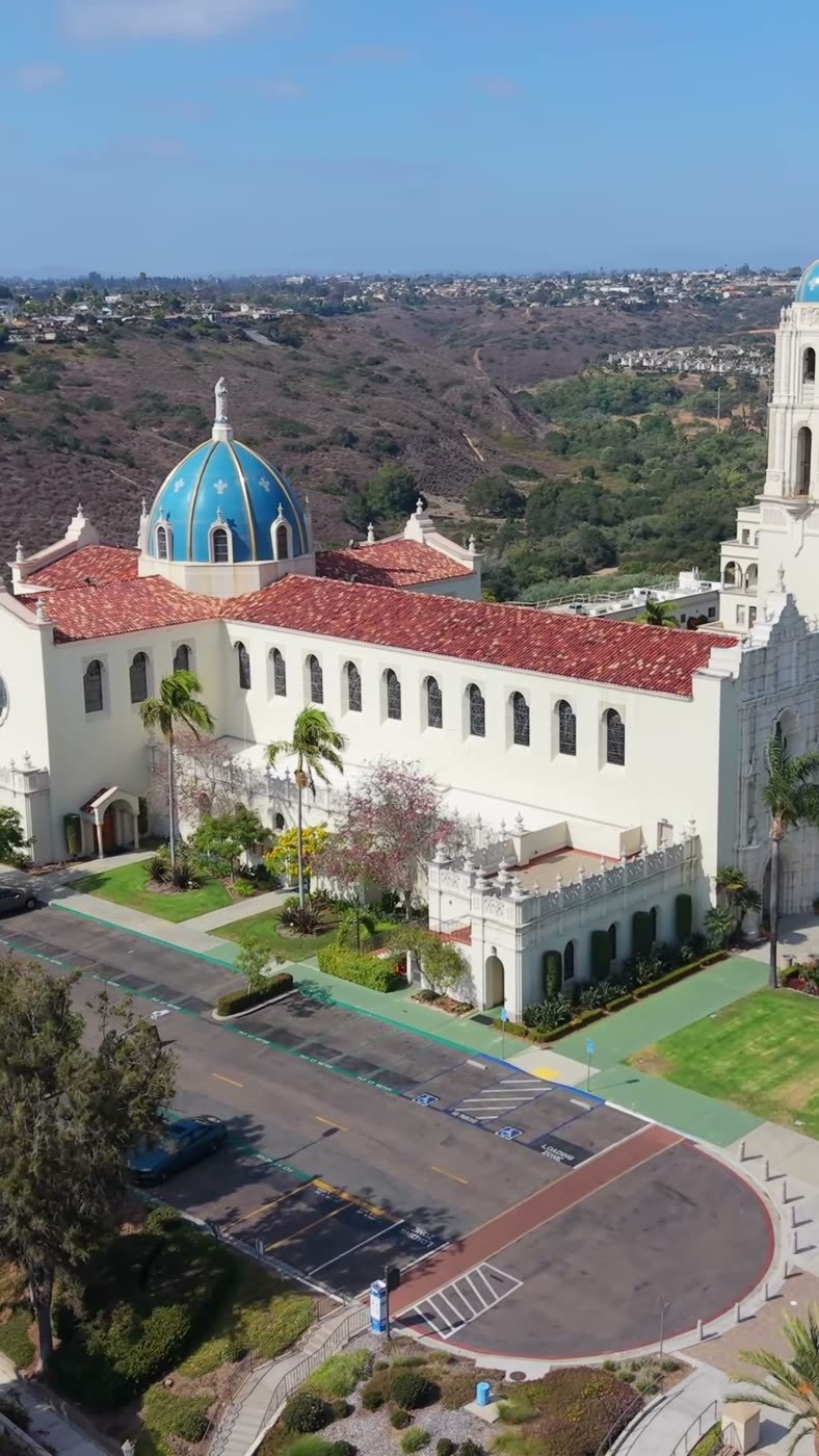 University of San Diego Aerial Drone Photo 52 (Vertical)