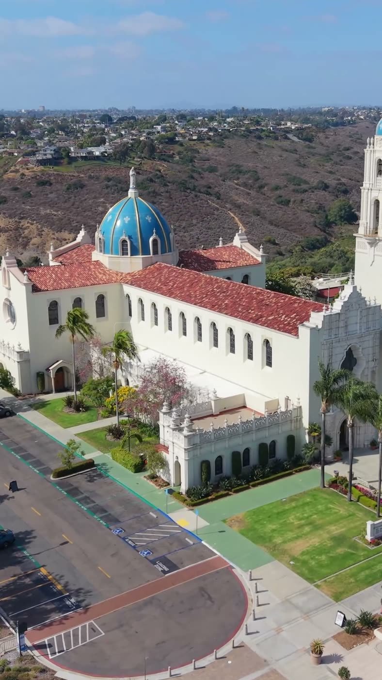 University of San Diego Aerial Drone Photo 53 (Vertical)