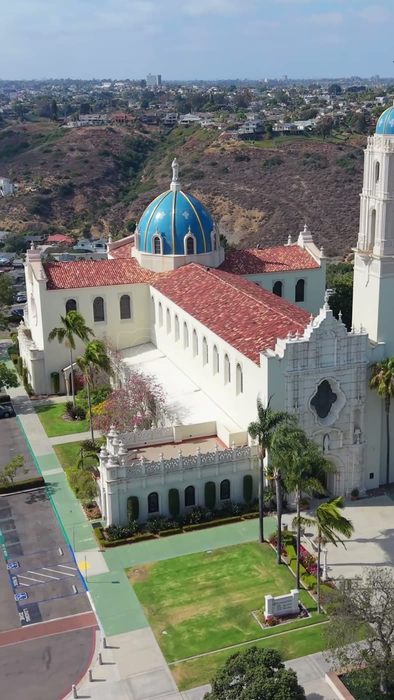 University of San Diego Aerial Drone Photo 54 (Vertical)