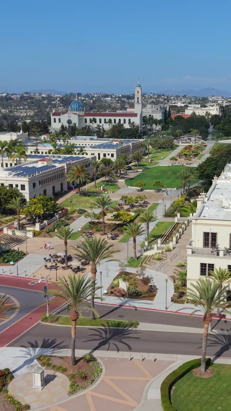 University of San Diego Aerial Drone Photo 89 (Vertical)