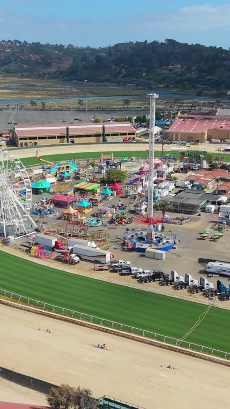 Del Mar Aerial Drone View 6 (Vertical)