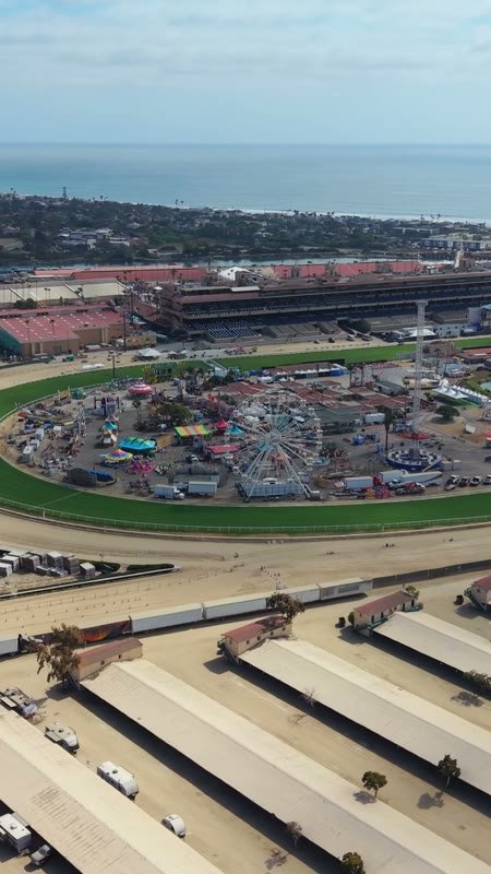 Del Mar Aerial Drone Photo 3-3 (Vertical)