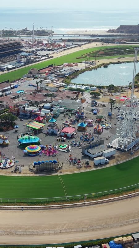 Del Mar Aerial Drone Photo 3-7 (Vertical)