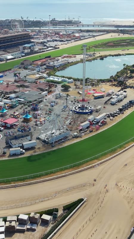 Del Mar Aerial Drone Photo 5-3 (Vertical)