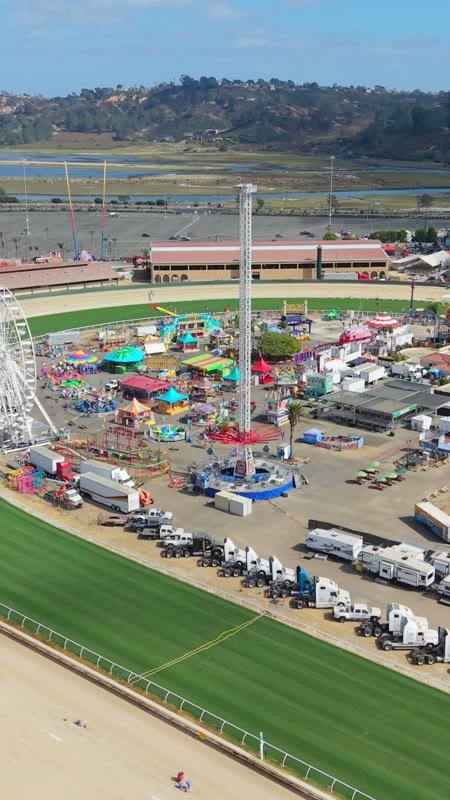 Del Mar Aerial Drone Photo 6-3 (Vertical)